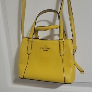Kate Spade Yellow Leather Handbag